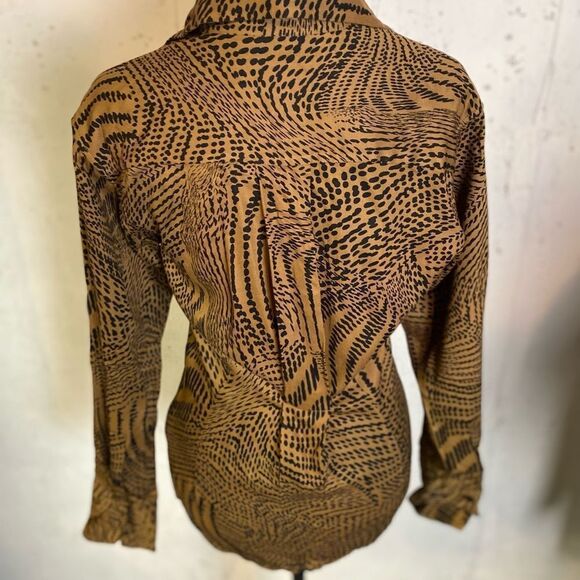 #229 EQUIPMENT FEMME Rayon Button Down Blouse - Picture 7 of 15